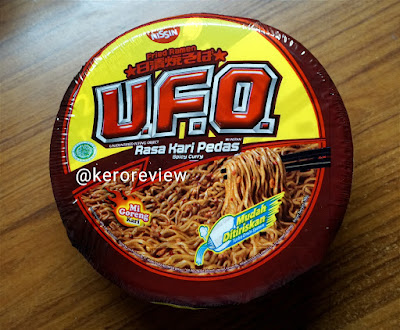 รีวิว นิสชิน บะหมี่กึ่งสำเร็จรูป รสแกงกะหรี่เผ็ด (CR) Review U.F.O. Fried Ramen Rasa Kari Pedas (Spicy Curry Flavor), Nissin Brand.