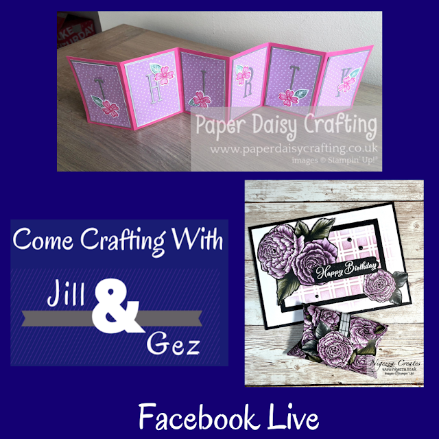Facebook Live Replay: Come Crafting With Jill & Gez - Favoured Flowers Card & Matching Gift Box