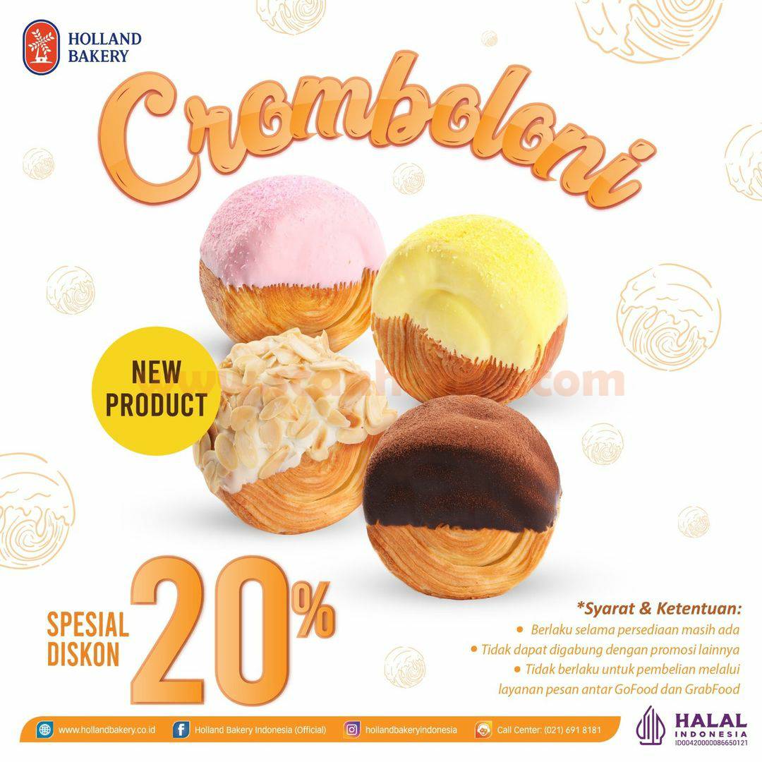 Promo Holland Bakery Diskon 11 Maret - 11 April 2024