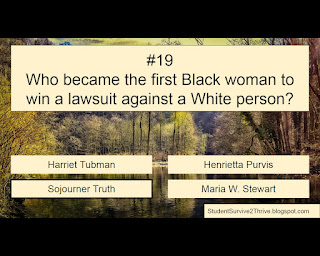 The correct answer is Sojourner Truth.