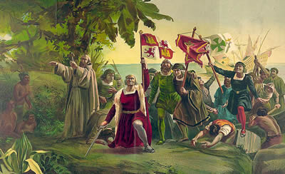 claiming the land for Spain