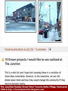 Screeshot: 10 Dream projects I would like to see realized at The Junction, by torontojunction