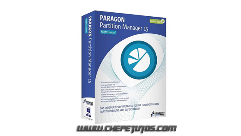 Paragon Partition Manager 15 Professional 10.1.25.779 poster box cover