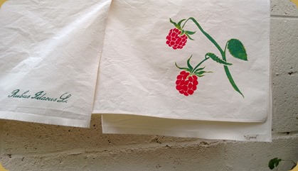 Raspberry Tea Towels