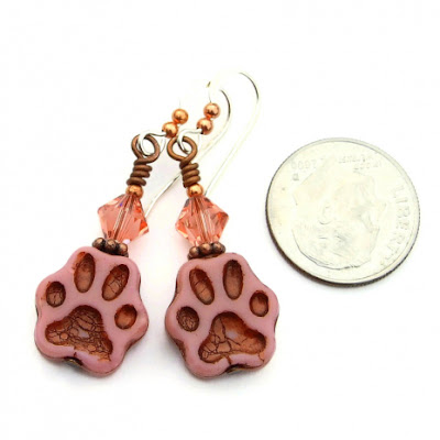 dog cat paw print jewelry gift for her