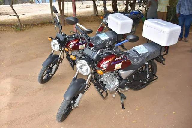 Motorbikes donated by FCB