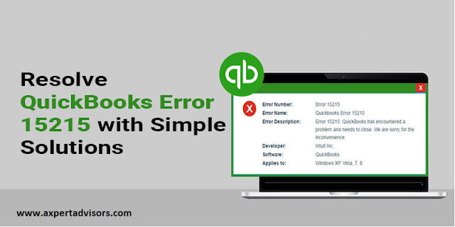 QuickBooks Error 15215
