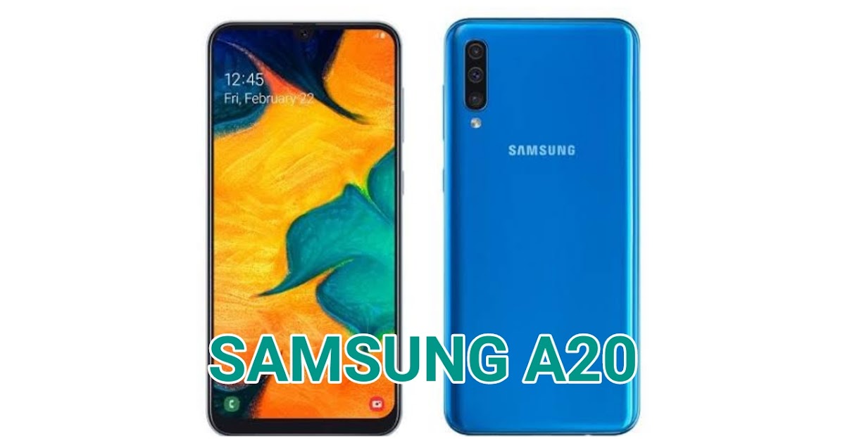 Cara Screenshot Samsung  Galaxy  A20