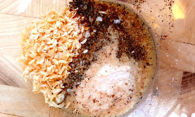 Sauce ingredients for Buttery Baked Brisket Sandwiches