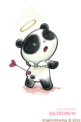 Valentine Pic Animal Panda Funny