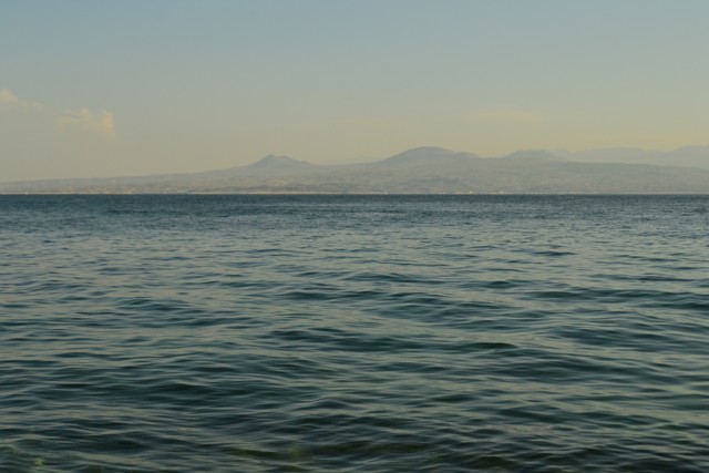 Arménské jezero Sevan.