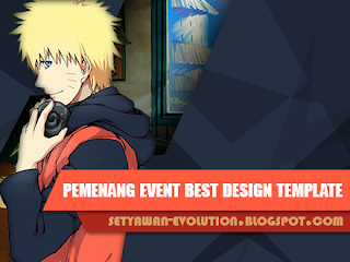 Pemenang Event Best Design Template 1st