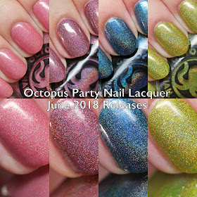 Octopus Party Nail Lacquer Summer Holos