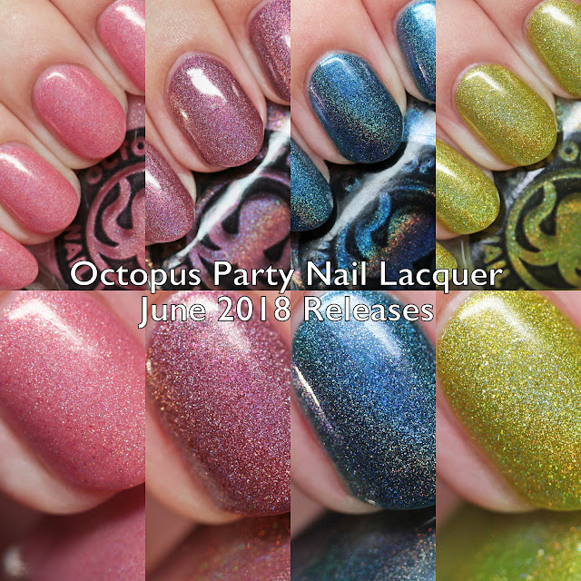 Octopus Party Nail Lacquer Summer Holos