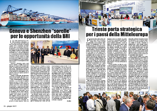 GIUGNO 2019 PAG. 22 - Genova e Shenzhen “sorelle” per le opportunità della BRI