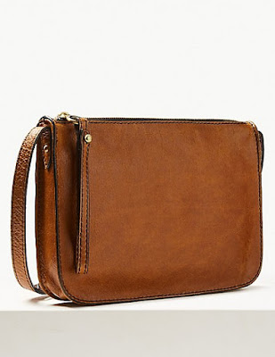 marks and spencer leather cross body bag