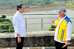 Jokowi dan Basuki Hadimuljono Tinjau Bendungan Sindangheula di Kabupaten Serang