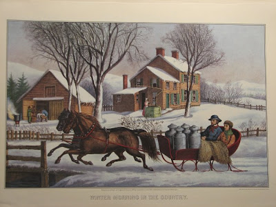 Today, original Currier & Ives prints are very popular among collectors, 