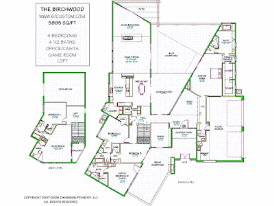 sample modern Kerala Home floor plan