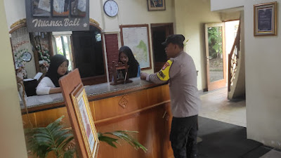 Sinergitas dengan Pengelolah Hotel, Polsek Anyar Polres Cilegon Berikan Pembinaan dan Pesan Kamtibmas