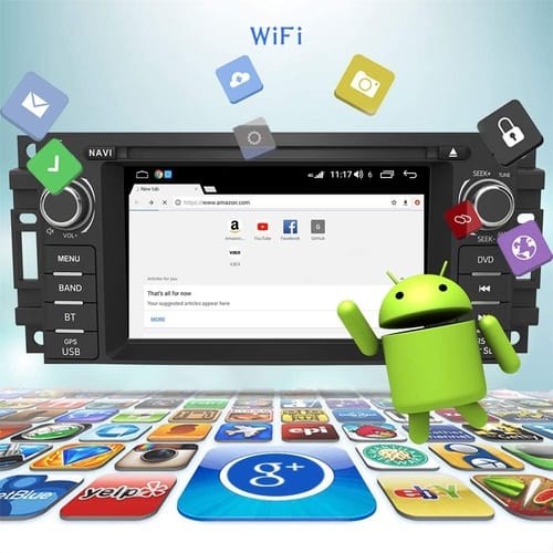 AWESAFE Android Car Stereo Radio Touch Screen