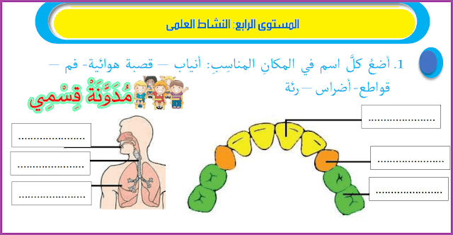 تمارين داعمة لتلاميذ المستويين الثالث و الرابع ابتدائي