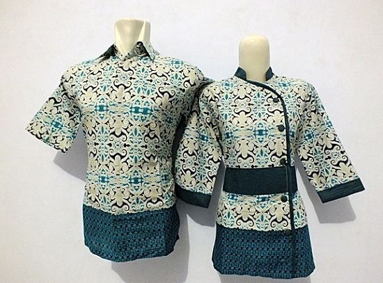 10 Model Baju Batik Kerja Guru Terbaru 1000 Model 