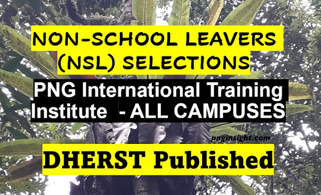 International Training Institute (ITI) 2023 Non-School Leavers Selections List