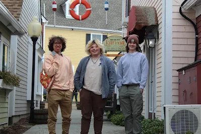 (From left to right: Luca Petrosso, Avery Gordon, Braeden Muir)