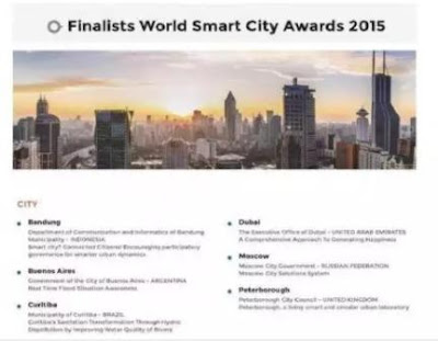 Bandung terpilih sebagai finalis World Smart City 2015....!!!