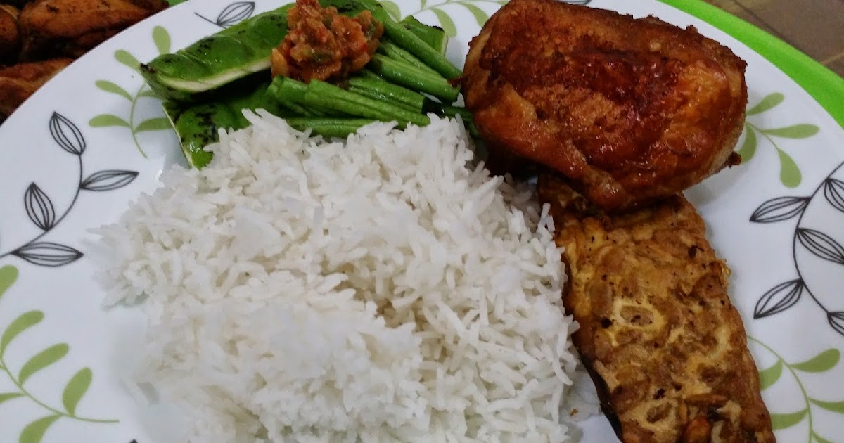 ZULFAZA LOVES COOKING: Ayam penyet dan sambal kencur/cekur