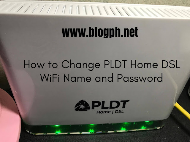 How to Change PLDT Home DSL WiFi Name and Password