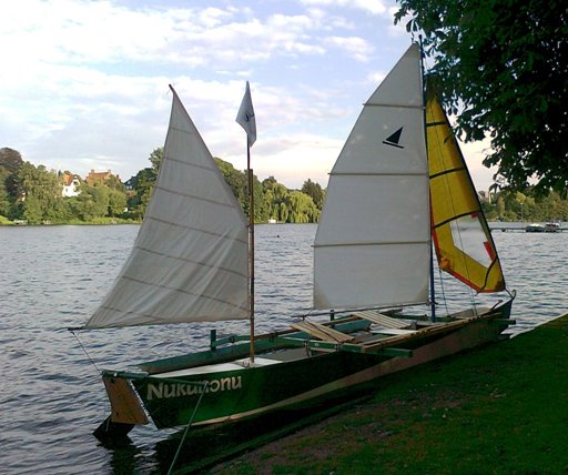 Outrigger Sailing Canoes: Wa'apa in Luebeck, Germany