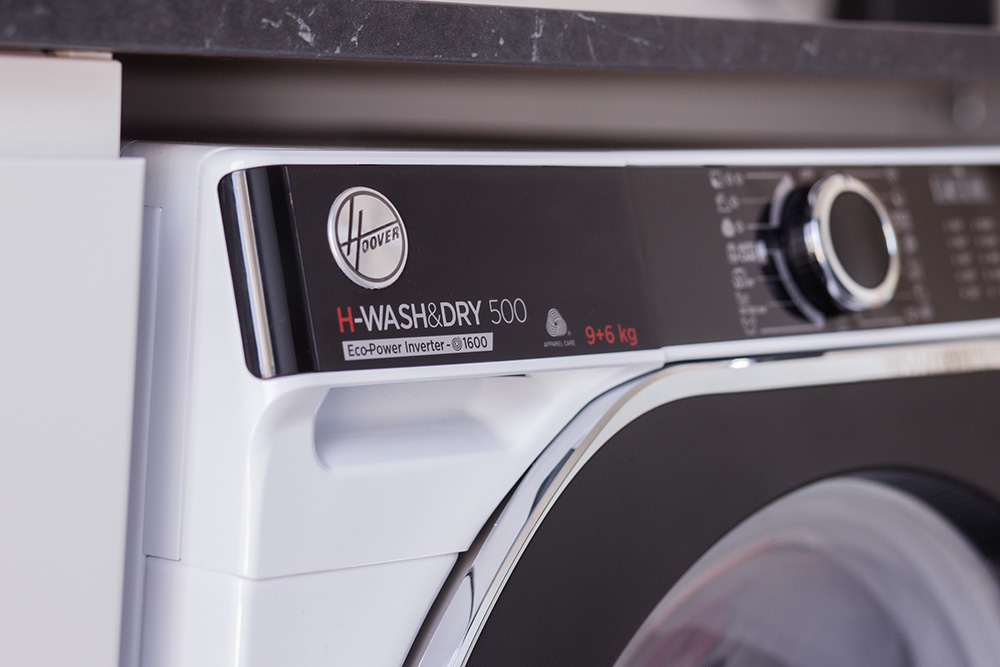 Hoover H-WASH&DRY 500 kuivaava pesukone pesee ja kuivaa pyykit