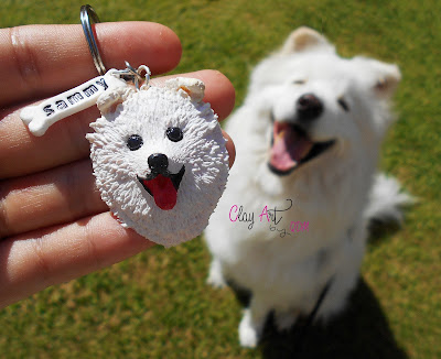 samoyedo-perro-fimo