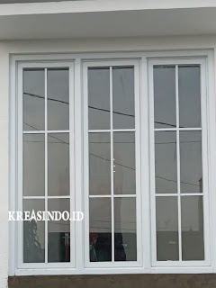 Jendela Alumimium Terpasang Rapih di Rumah Bu Dewi Bandung