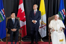 Tiba di Kanada, Paus Fransiskus Sampaikan Maaf Secara Pribadi Kepada Warga Suku Asli