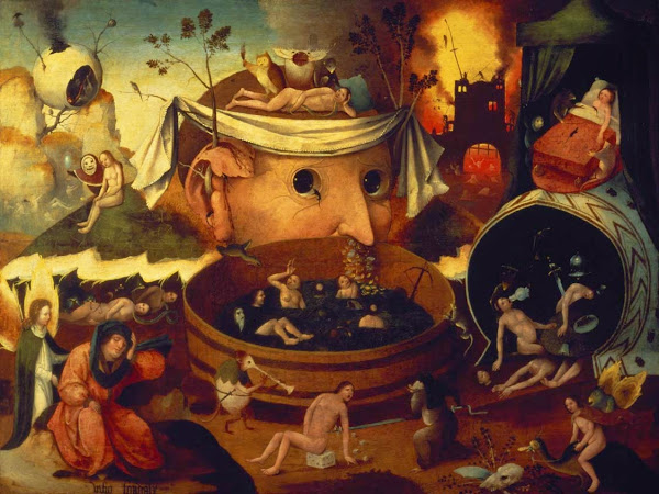 Hieronymus Bosch, Tondals Vision, Macabre Art, Macabre Paintings, Horror Paintings, Freak Art, Freak Paintings, Horror Picture, Terror Pictures