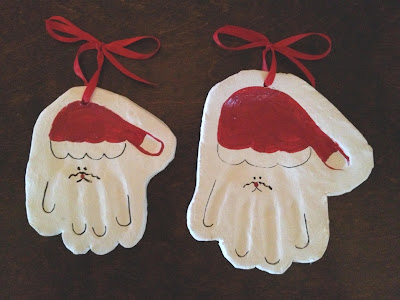 Handprint santas 2