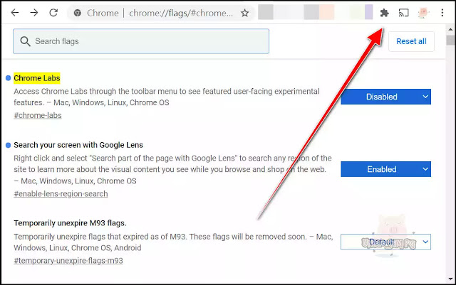 如何啟用、使用、關閉或移除 Chrome「啟用精選實驗性功能」按鈕