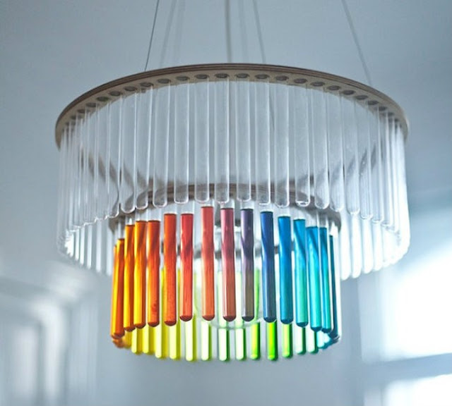 (Gambar) Idea kreatif reka lampu chandelier yang cantik 