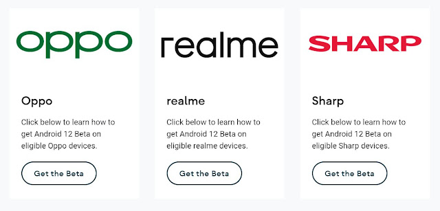 OPPO, REALME AND SHARP MOBILE BRANDS