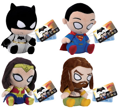 Batman v Superman: Dawn of Justice Mopeez Plush Series by Funko - Batman, Superman, Wonder Woman & Aquaman