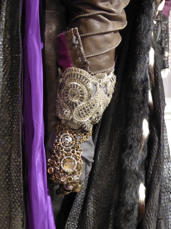 Time clockwork glove detail Alice Looking Glass