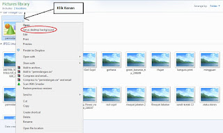  Langsung dari desktop atau melalui jendela gambar itu sendiri Cara Mengganti Wallpaper Windows 7 