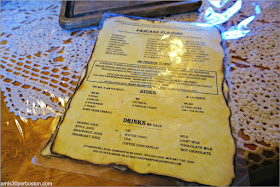 Carta del Restaurante Heritage Farm Pancake House en New Hampshire