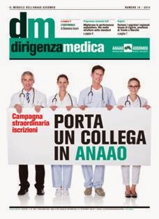 DM Dirigenza Medica - Ottobre 2014 | TRUE PDF | Mensile | Amministrazione del Personale | Economia | Finanza | Professionisti
Organo ufficiale dell’Anaao-Assomed, Associazione medici dirigenti.