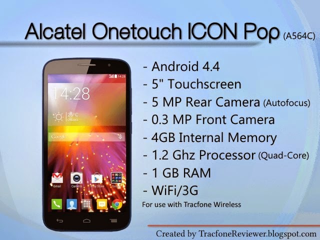 tracfone android phone comparison Alcatel ontouch