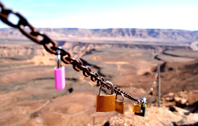 The start of the Fish River Canyon Hike