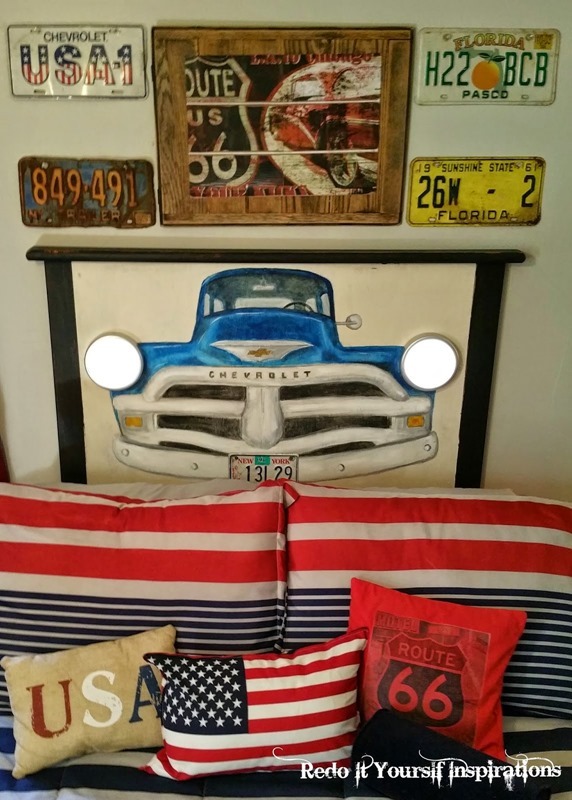 Headboard and gallery by redoityourselfinspirations
